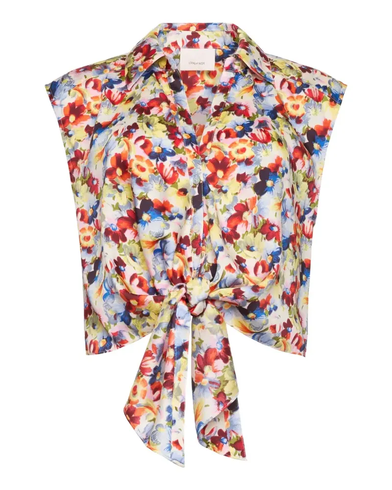 Cinq à Sept wildflower sleeveless top - Rot Rot