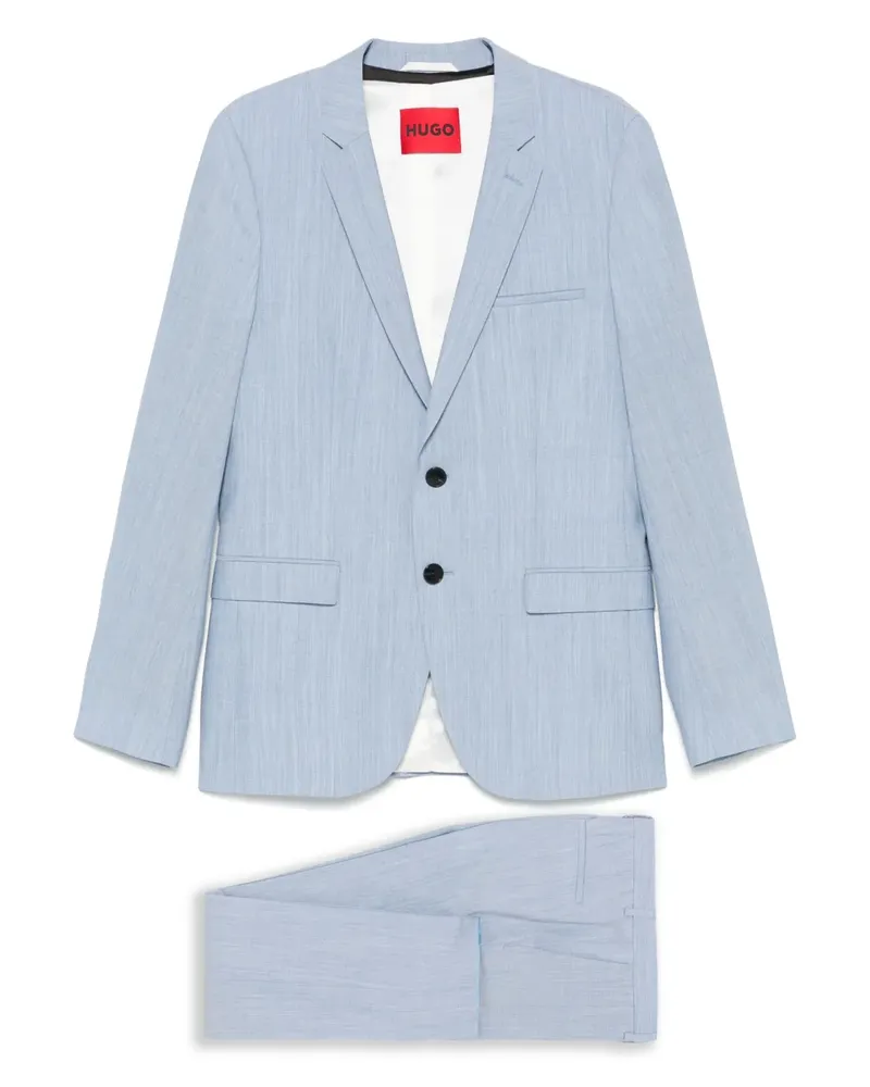 HUGO BOSS Einreihiger Anzug - Blau Blau