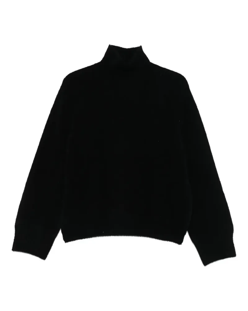 ALLUDE Pullover mit Stehkragen - Schwarz Schwarz