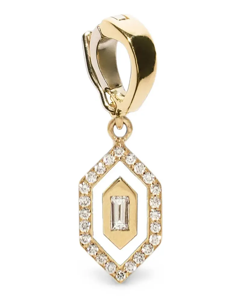 AZLEE Anhänger mit Diamant und Emaille - Gold Gold
