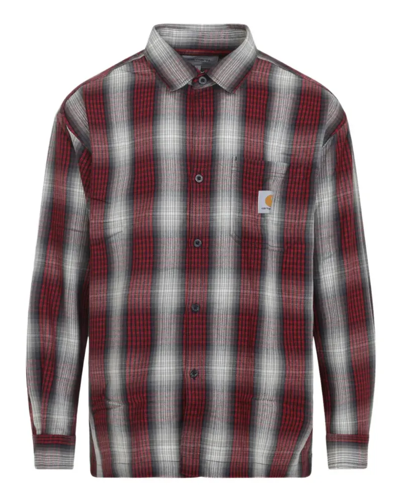 Carhartt WIP Harlin Hemd mit Check - Rot Rot