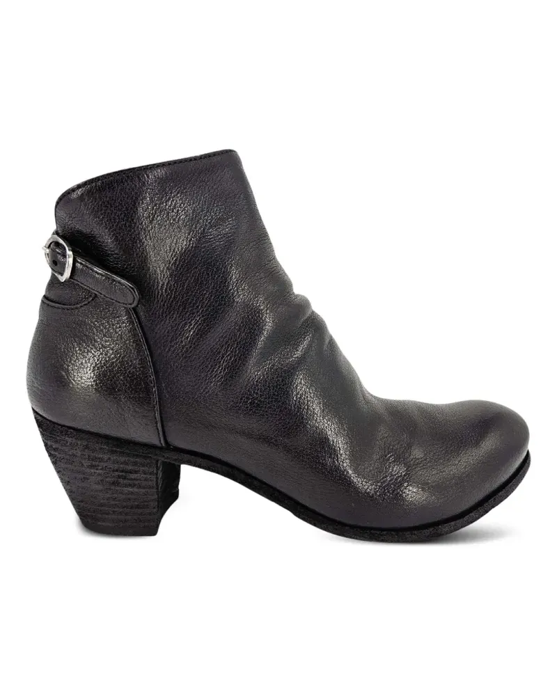 Officine Creative Italia Chabrol/002 buckled leather ankle boots - Schwarz Schwarz