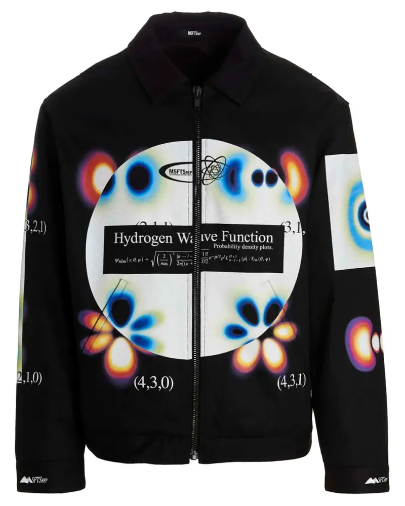 MSFTSrep Hydrogen Wave Jacke - Schwarz Schwarz