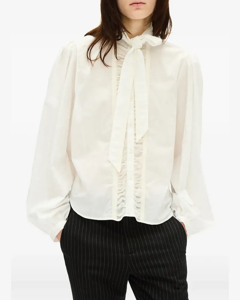 Ann Demeulemeester Carina Hemd - Weiß Weiß