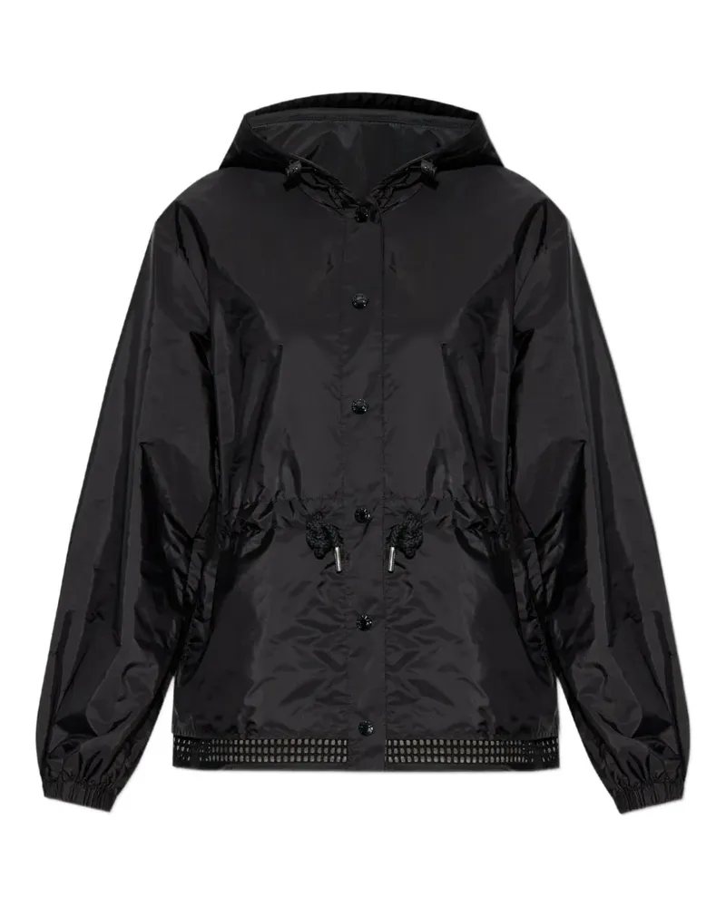 Moncler Jacke mit Häkelbesatz - Schwarz Schwarz