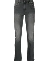 Calvin Klein Ausgeblichene Slim-Fit-Jeans Grau