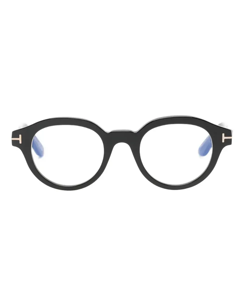 Tom Ford round-frame glasses - Schwarz Schwarz