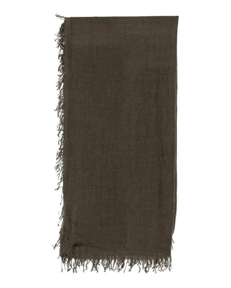Faliero Sarti Schal mit Fransen - Braun Braun