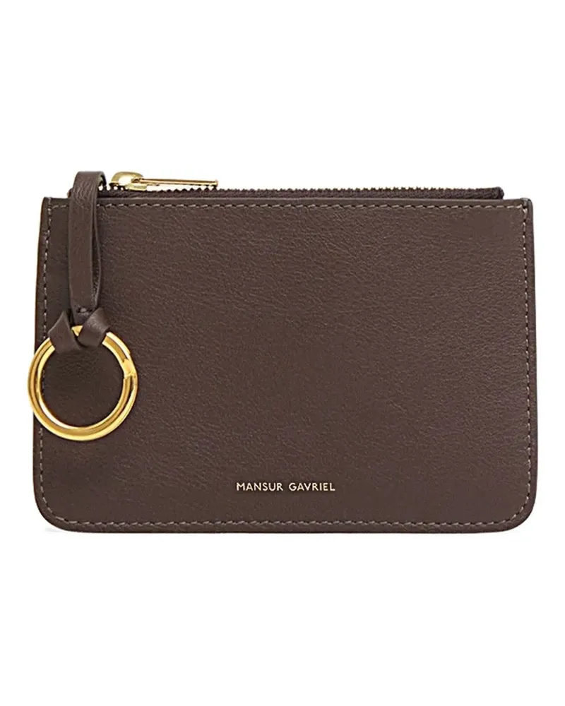 Mansur Gavriel Portemonnaie mit Ring-Detail - Braun Braun