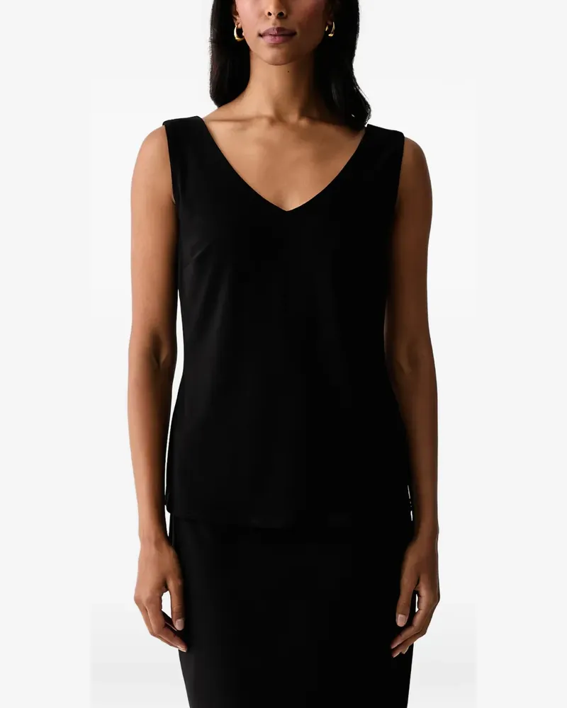 Joseph Ribkoff Tanktop mit V-Ausschnitt - Schwarz Schwarz