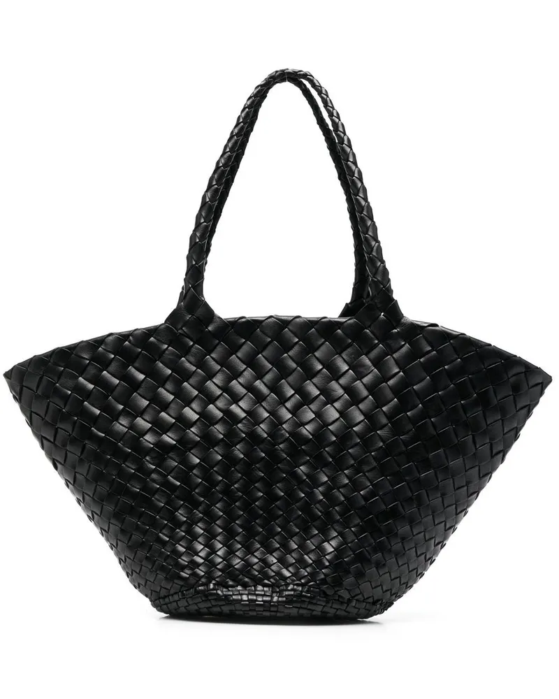 Dragon Diffusion Shopper mit Webmuster - Schwarz Schwarz