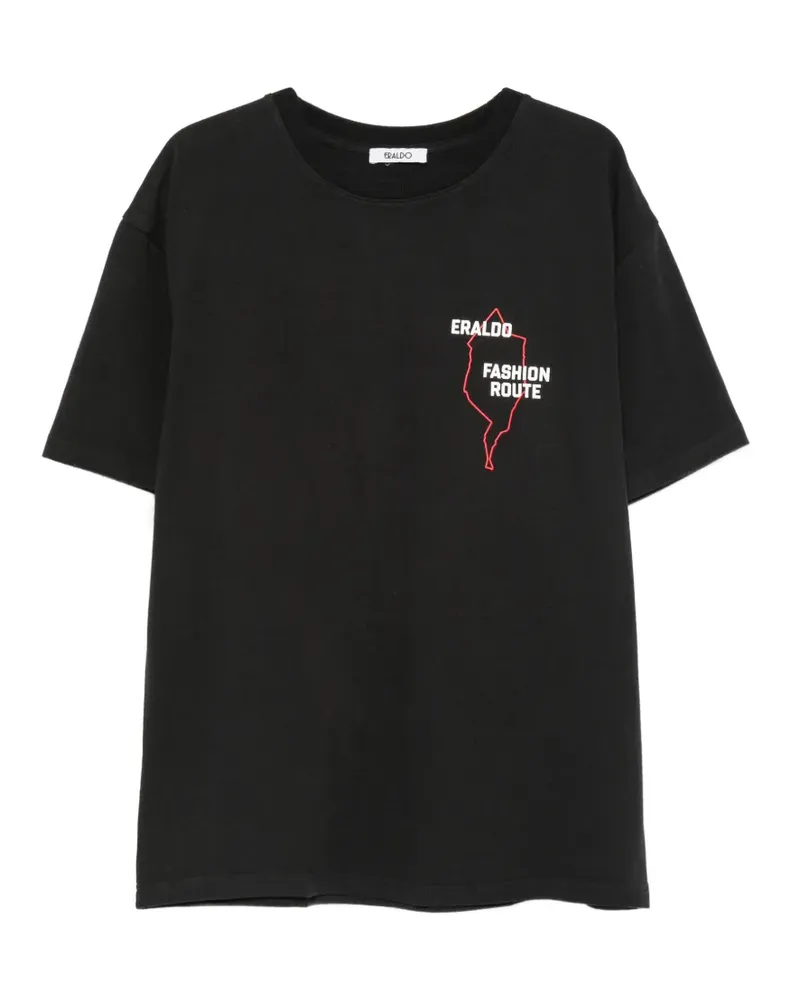 ERALDO T-Shirt mit grafischem Print - Schwarz Schwarz