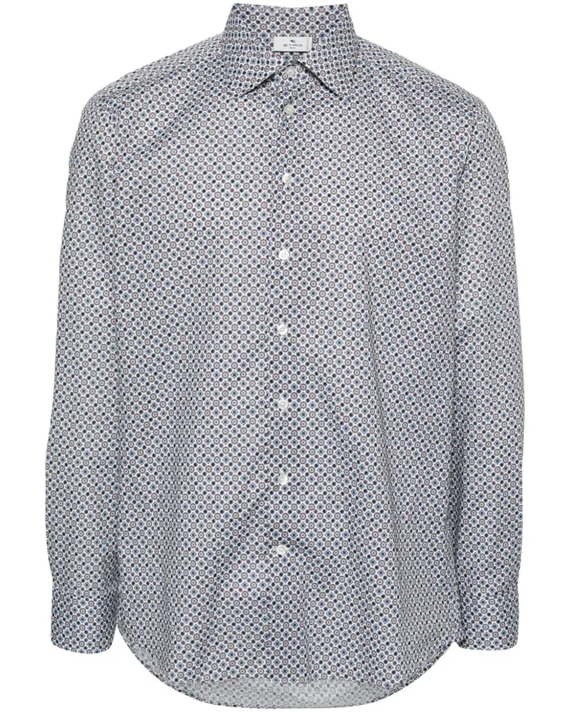 Etro Hemd mit grafischem Print - Weiß Weiß