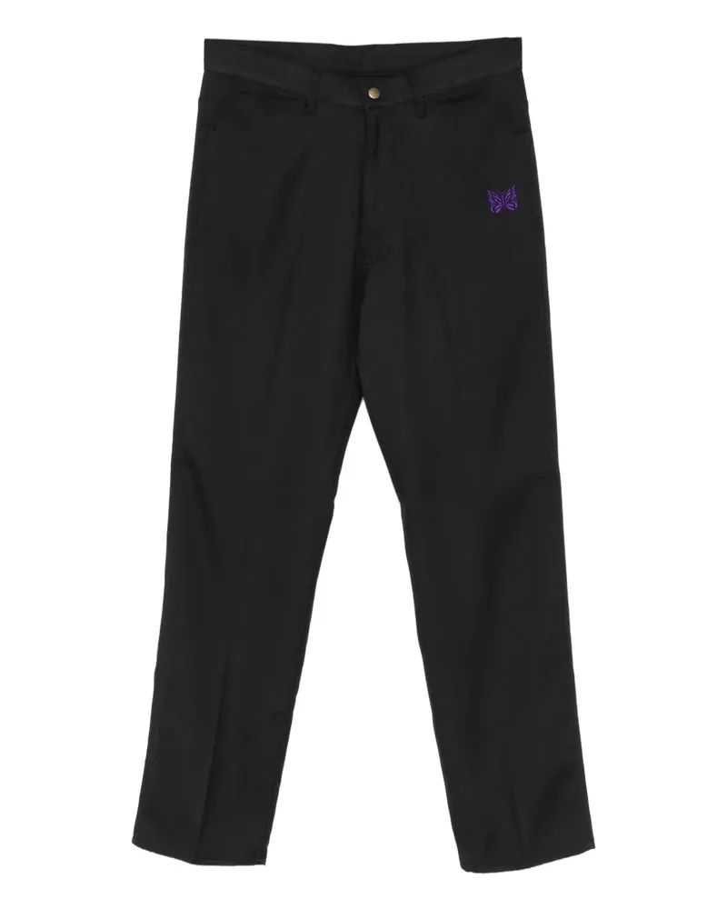 NEEDLES Hose mit Stickerei - Schwarz Schwarz
