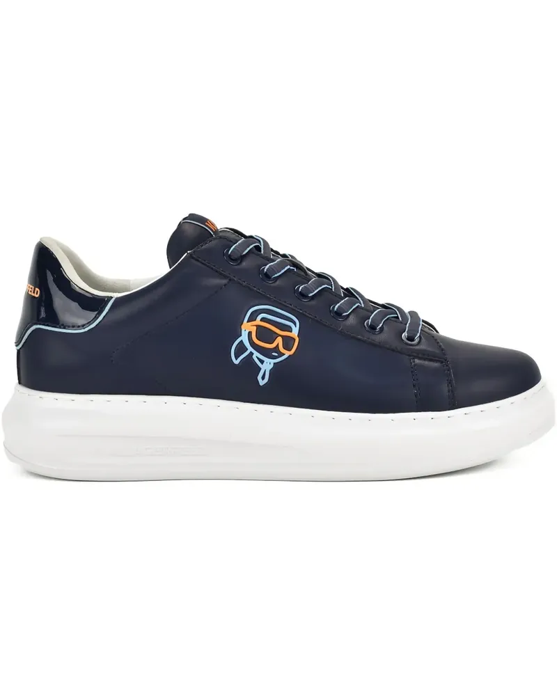 Karl Lagerfeld Sneakers mit Logo-Stickerei - Blau Blau