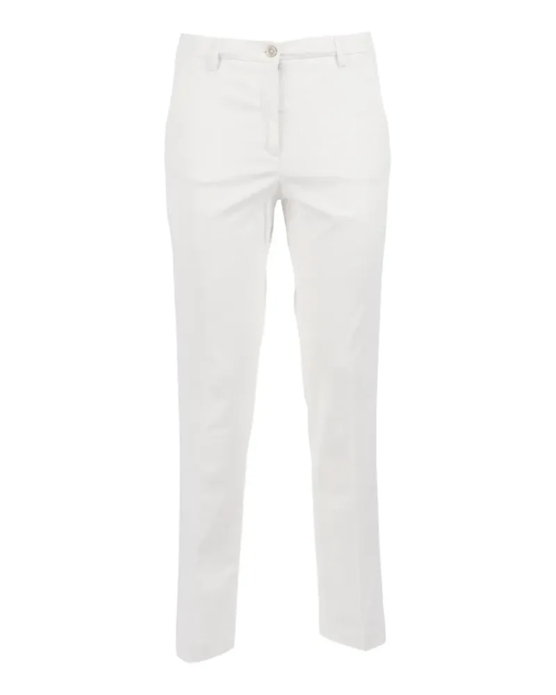 Briglia 1949 button straight trousers - Weiß Weiß