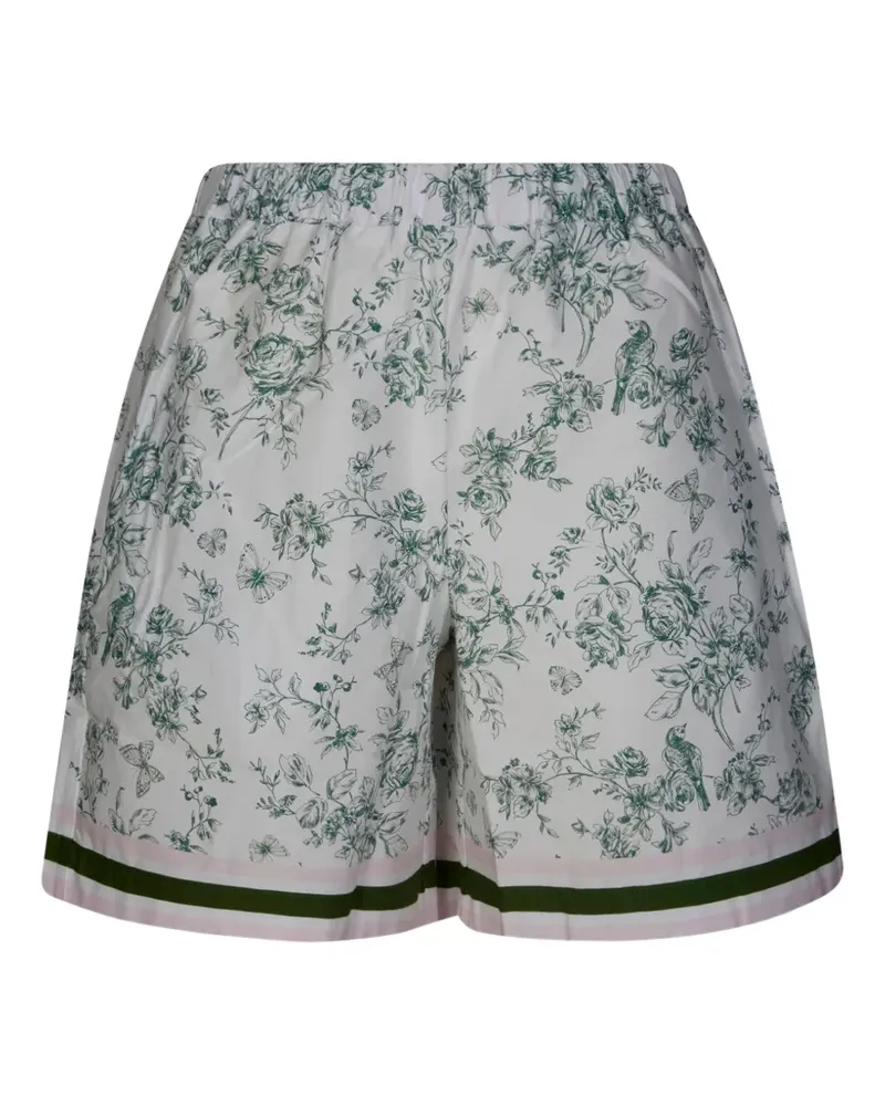 Robert Friedman floral-print shorts - Weiß Weiß