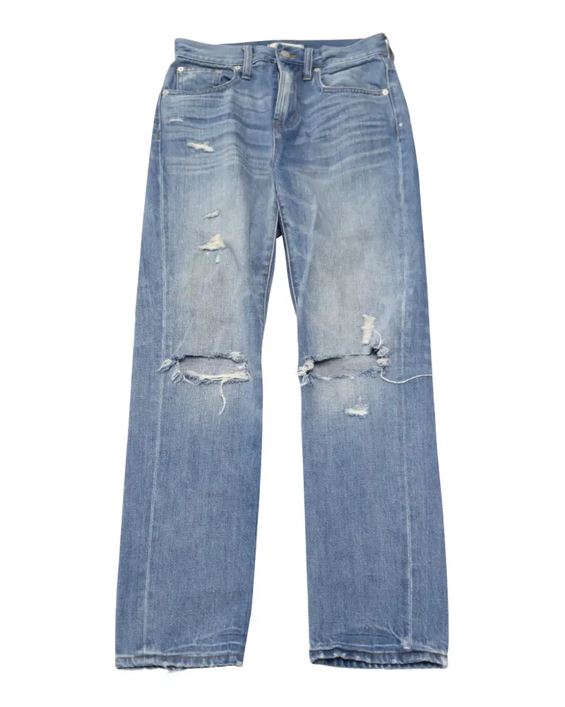 Madewell Jeans im Distressed-Look - Blau Blau