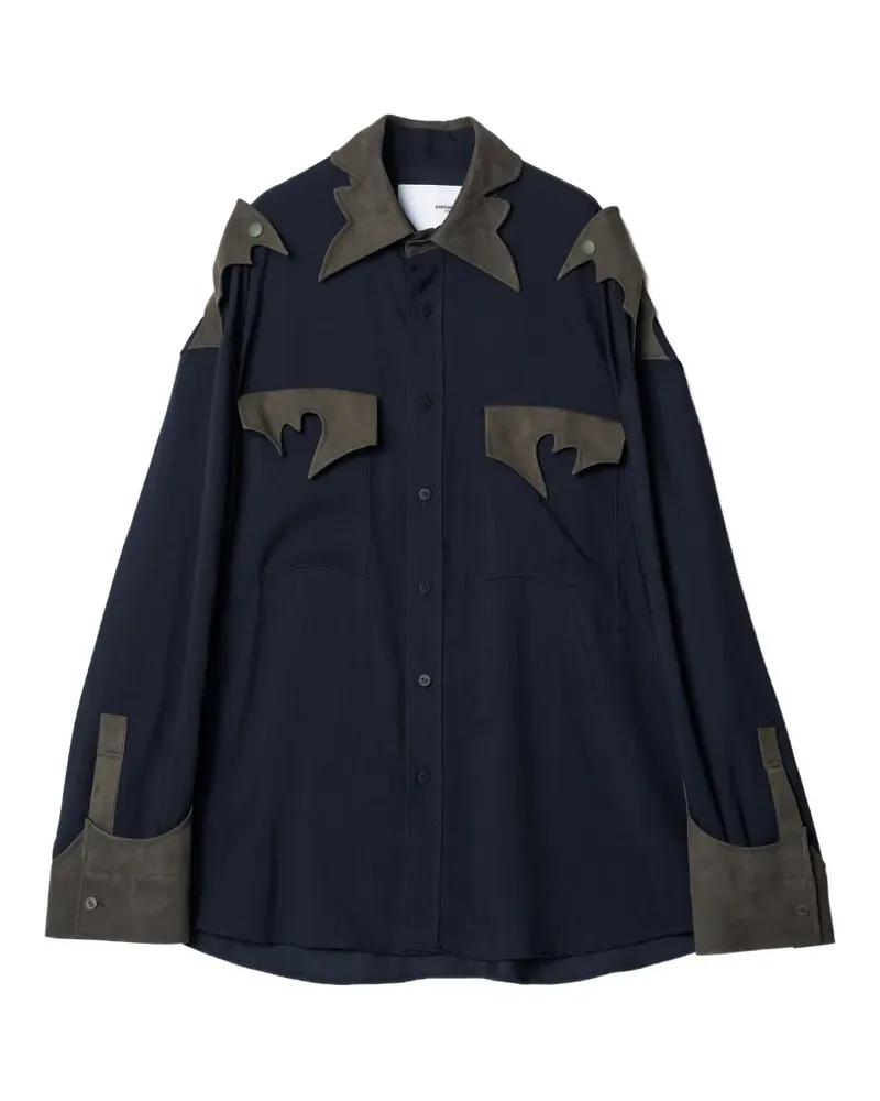Yoshio Kubo Drift Flap Hemd - Blau Blau