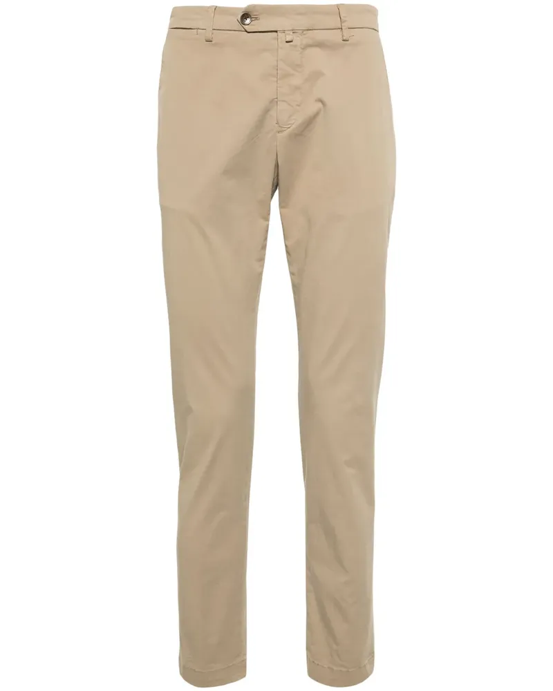 Briglia 1949 Tief sitzende Tapered-Chino - Braun Braun