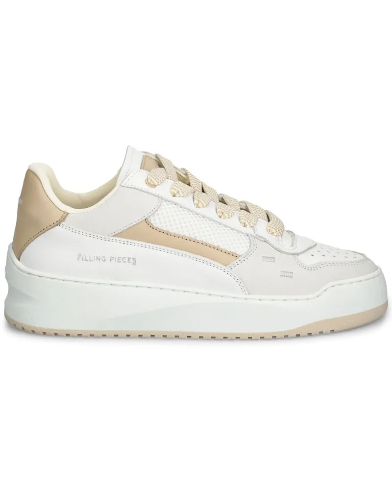 Filling Pieces Sneakers mit perforierten Details - Weiß Weiß