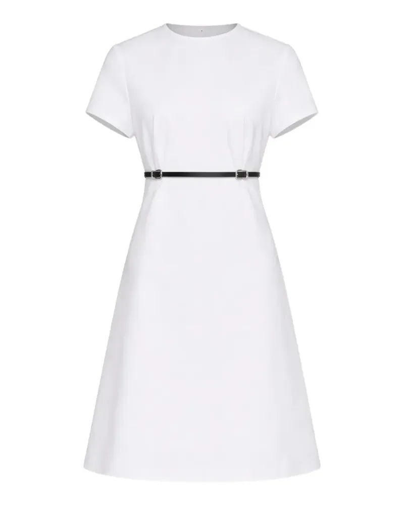 Givenchy Midikleid mit Rundhalsausschnitt - Weiß Weiß