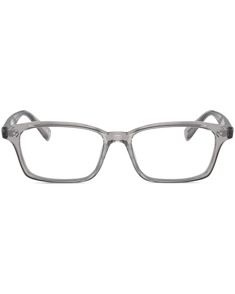 Oliver Peoples Brille mit eckigem Gestell - Grau Grau