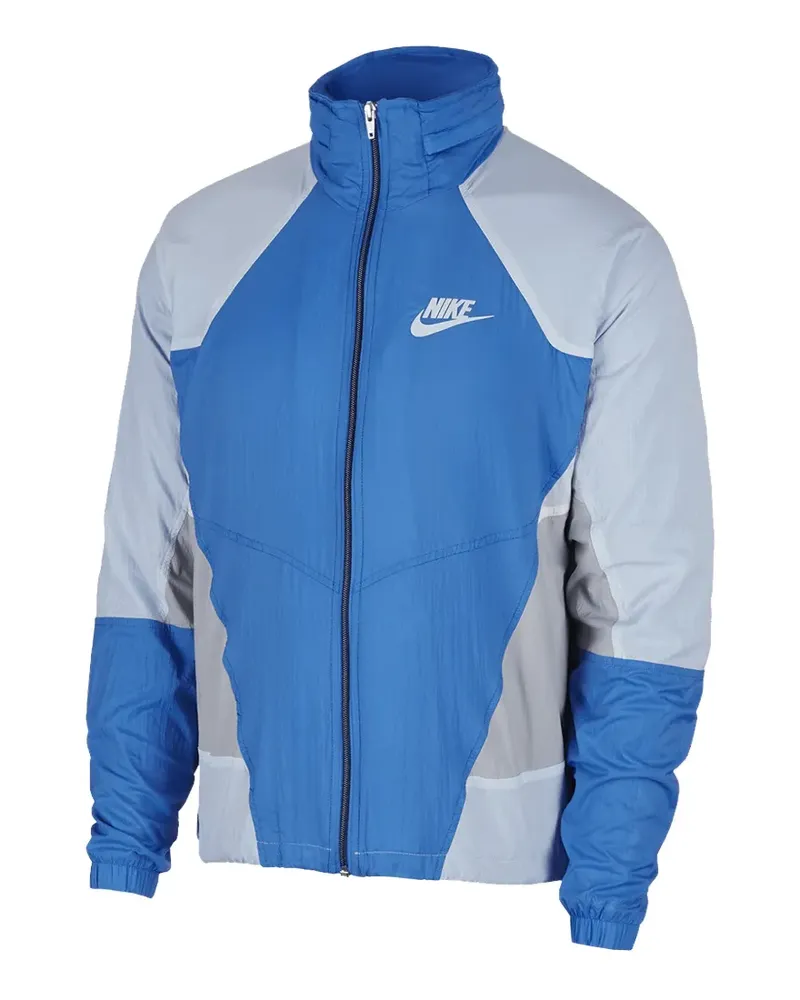 Nike hooded woven zip-up jacket - Blau Blau