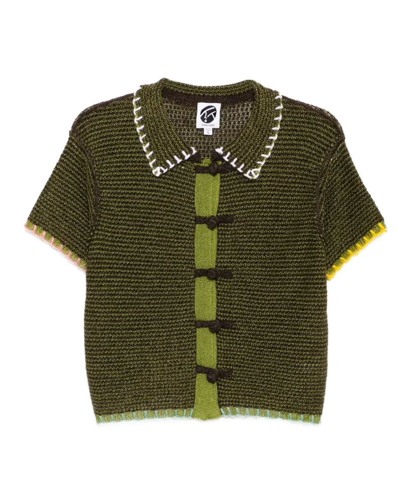 YANYAN KNITS Netty Cardigan - Grün Grün