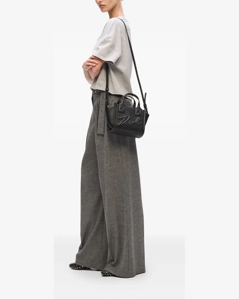 Karl Lagerfeld Kleine K/Skuare Handtasche - Schwarz Schwarz