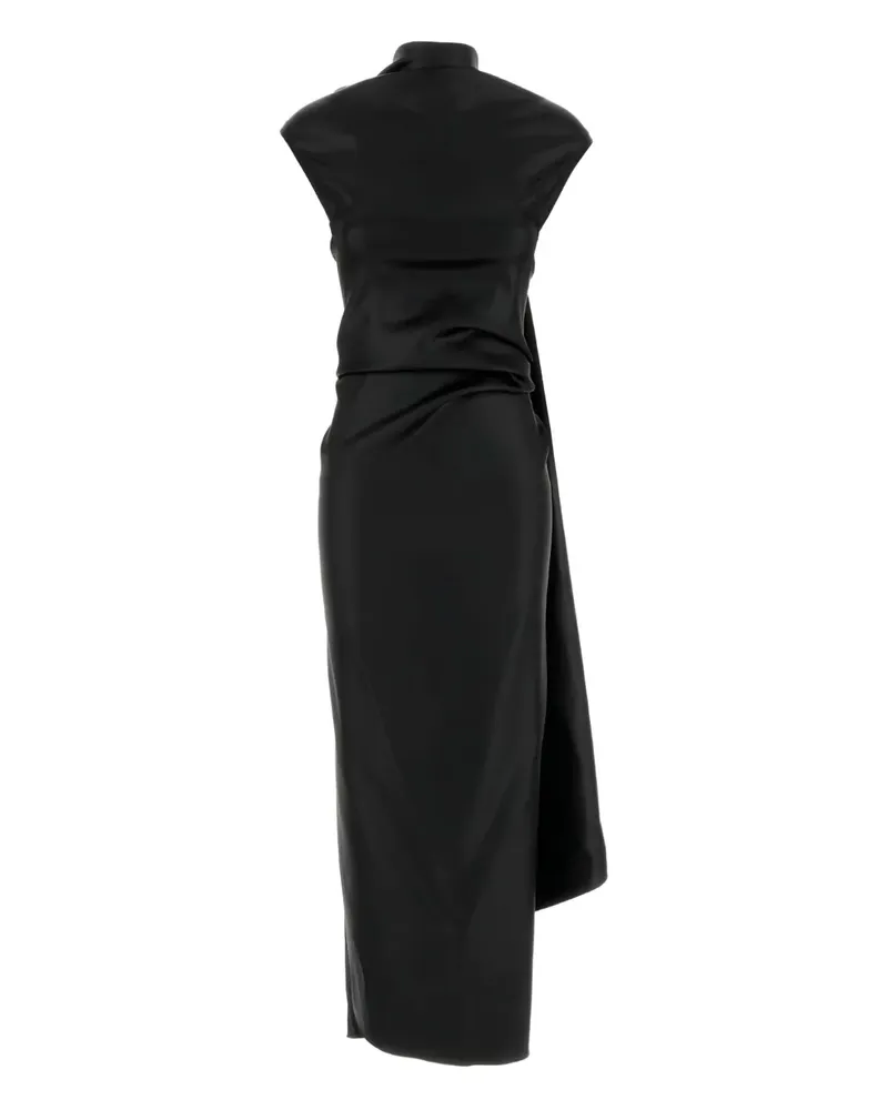 SPORTMAX Abadani Abendkleid mit drapiertem Detail - Schwarz Schwarz