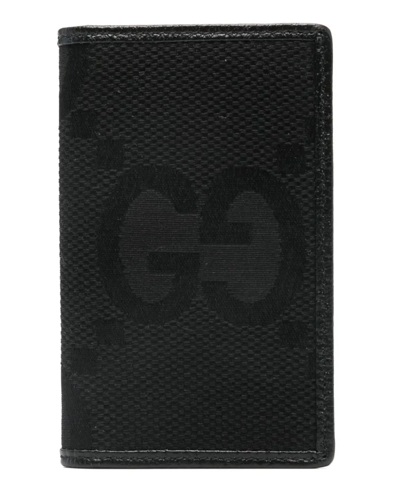 Gucci Kartenetui mit Jumbo GG - Schwarz Schwarz