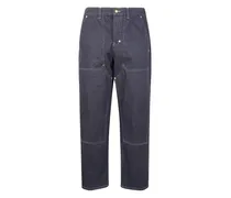 Jeans mit Patches - Blau