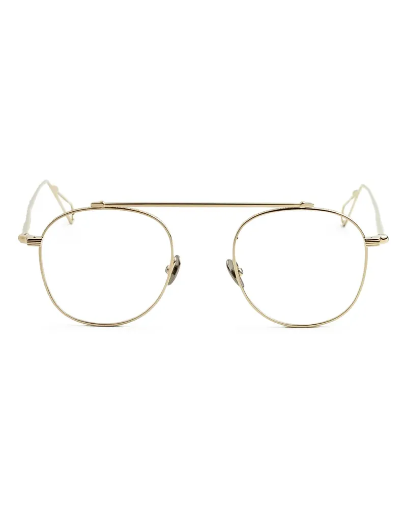 AHLEM Brille mit rundem Gestell - Grau Grau