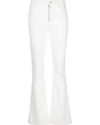 Courrèges Bootcut-Jeans Weiß