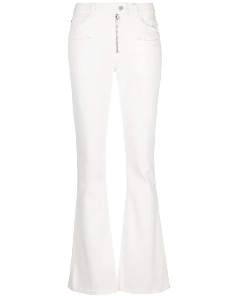 Courrèges Bootcut-Jeans - Weiß Weiß