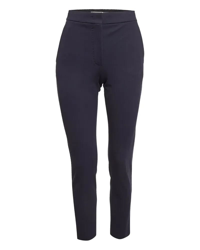 Max Mara Pre-owned High-Waist-Hose - Blau Blau