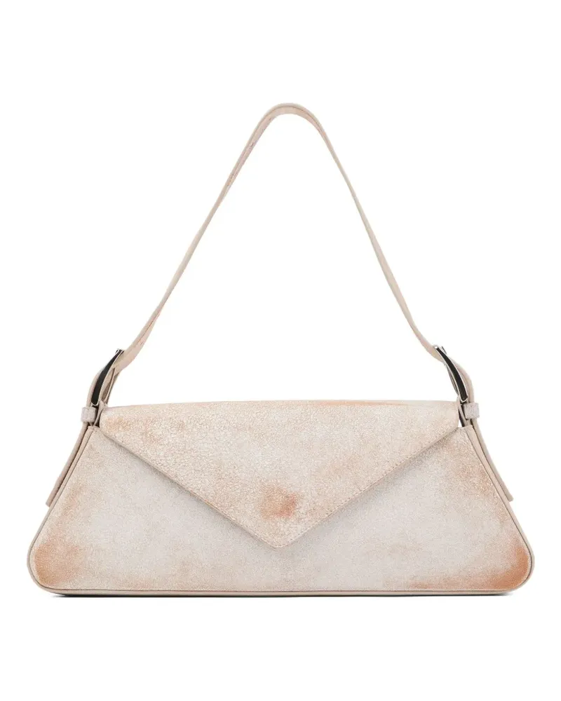 Camper Schultertasche aus Leder - Weiß Weiß