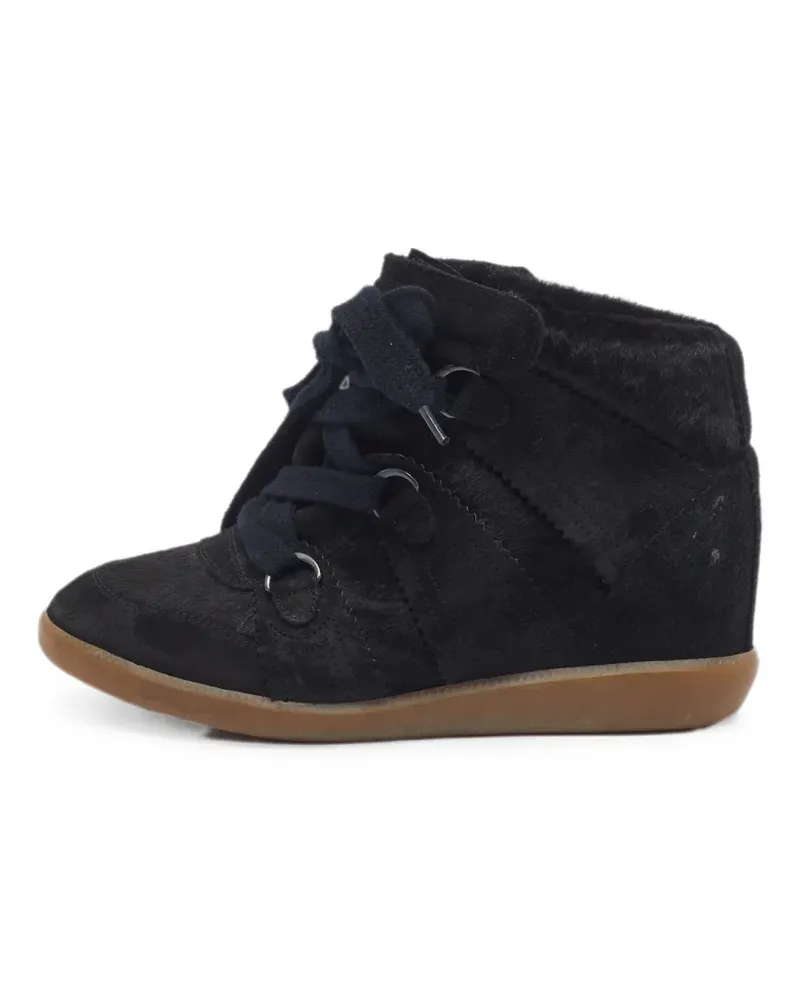 Isabel Marant Bobby wedge lace-up sneakers - Schwarz Schwarz