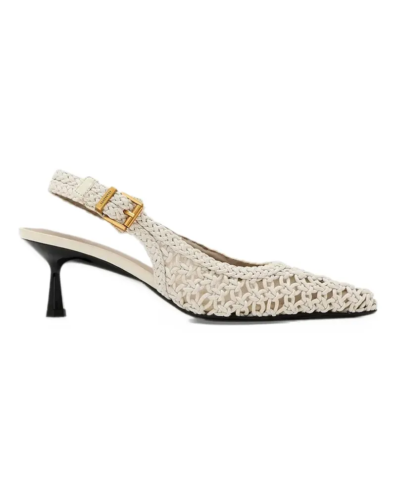 AllSaints Violet slingback pointed-toe heels - Nude Nude