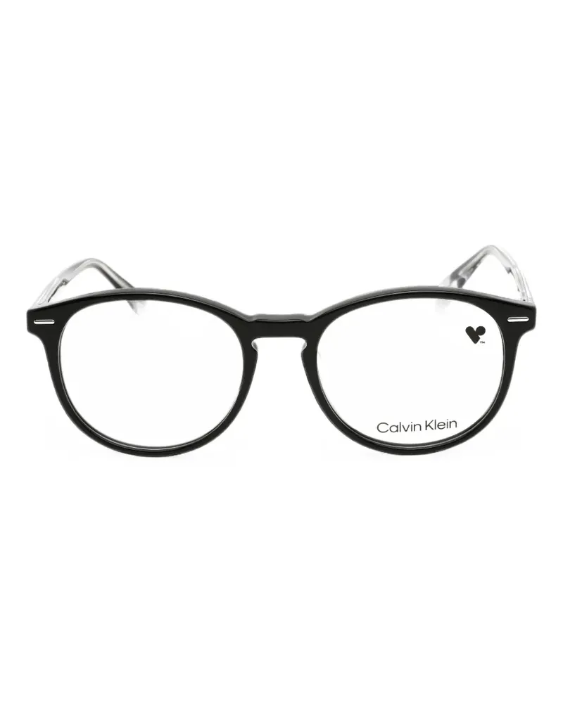 Calvin Klein round-frame glasses - Schwarz Schwarz