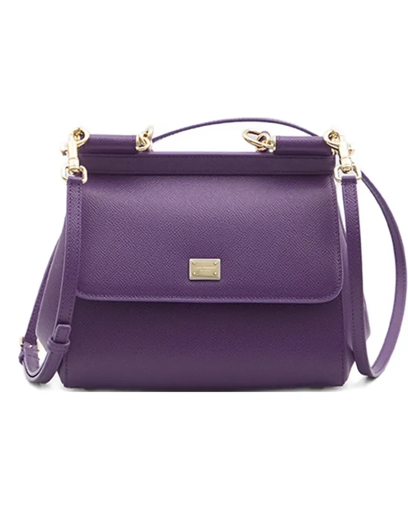 Dolce & Gabbana Mittelgroße Sicily Handtasche - Violett Violett