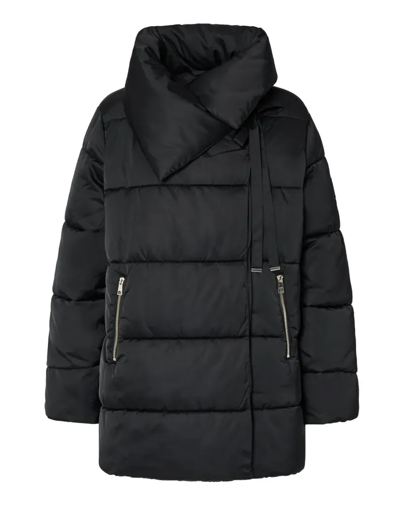 Liu Jo oversized padded jacket in shiny nylon - Schwarz Schwarz