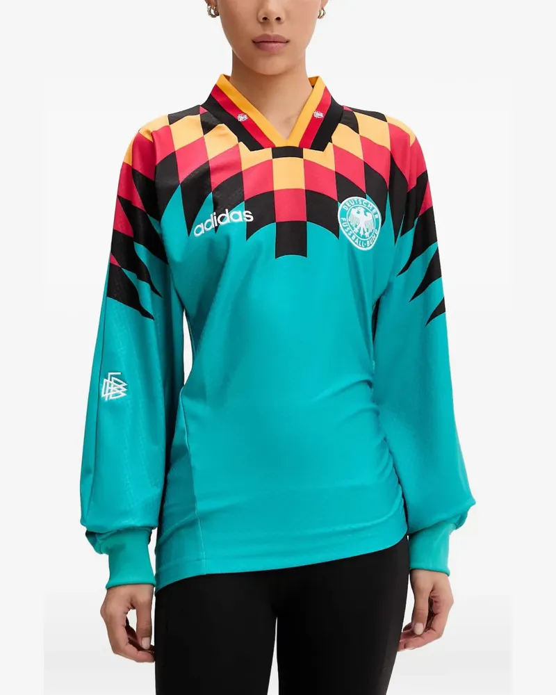 adidas Germany Reconstructed V-neck jersey - Grün Grün