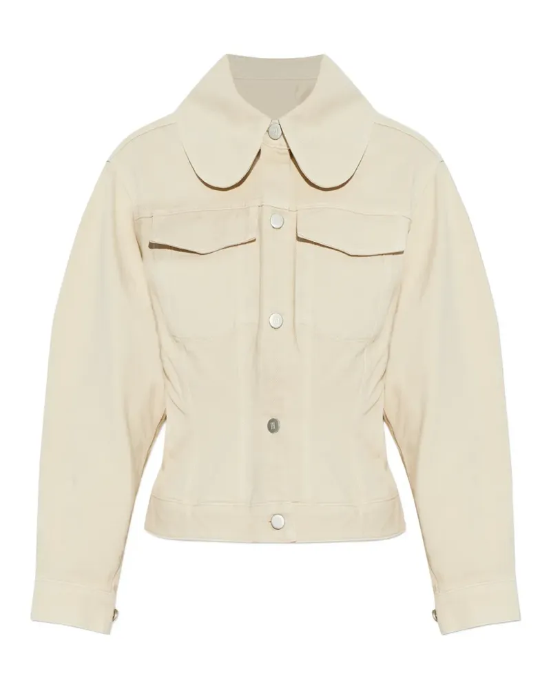By Malene Birger Geknöpfte Villies Jacke - Nude Nude
