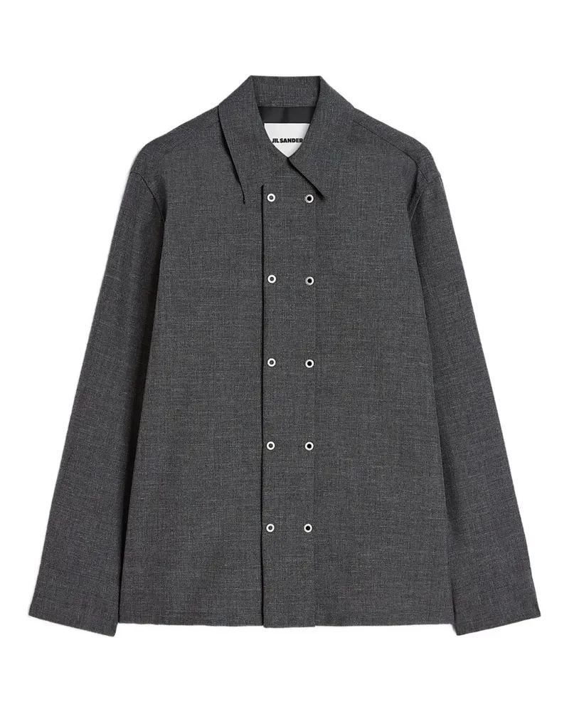 Jil Sander Hemd im Utility-Look - Grau Grau