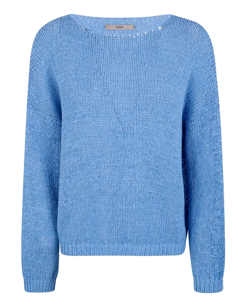 Nuur open-knit sweater - Blau Blau