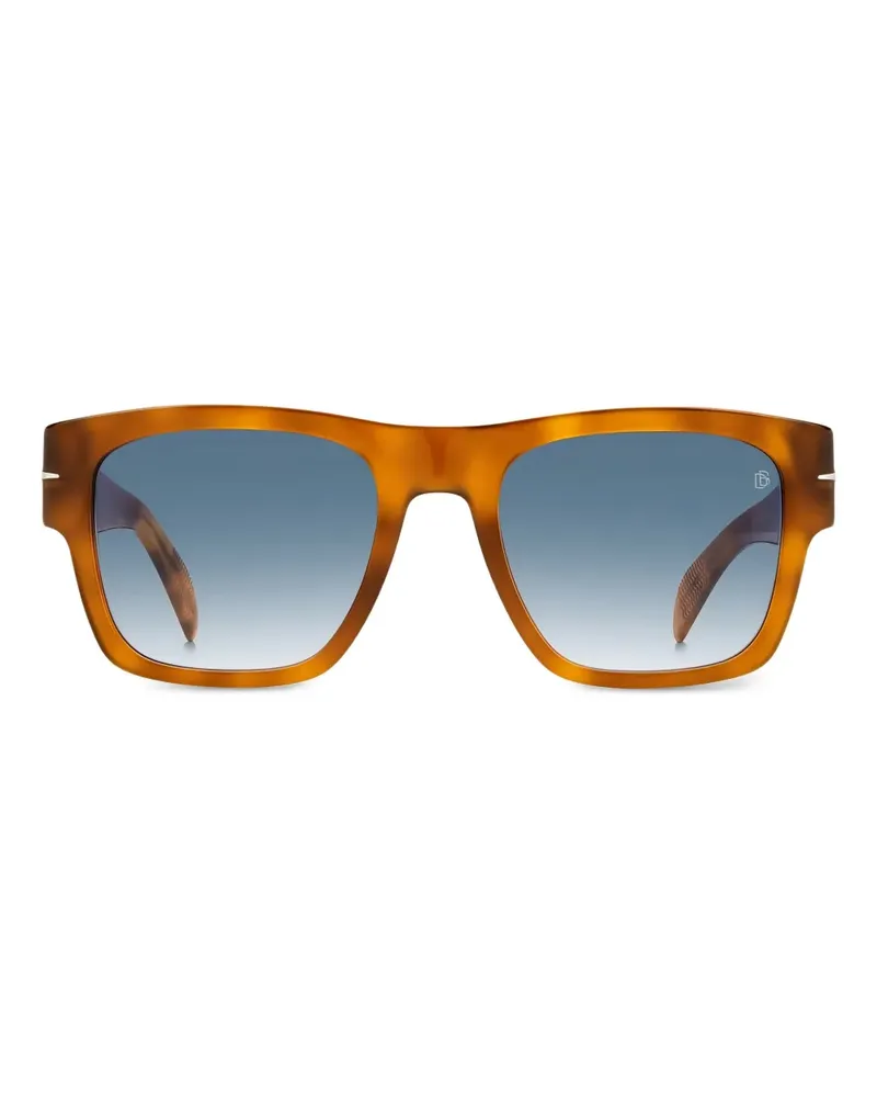 EYEWEAR by DAVID BECKHAM Sonnenbrille mit eckigem Gestell - Braun Braun