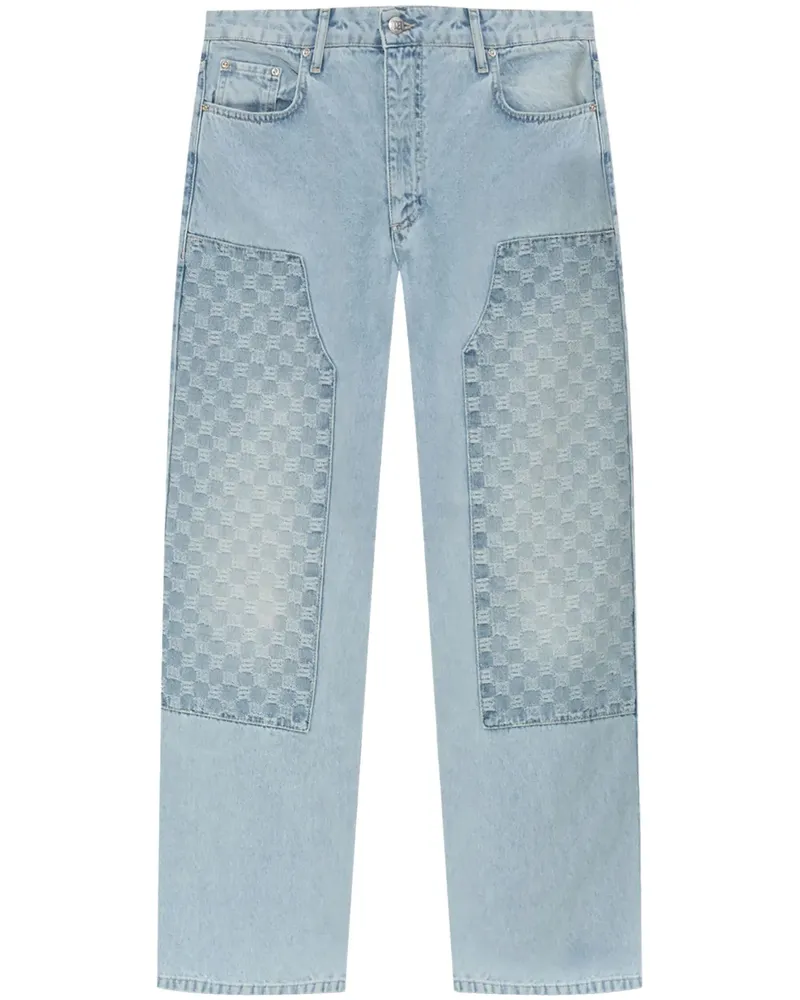 MISBHV Jeans mit Monogrammmuster - Blau Blau