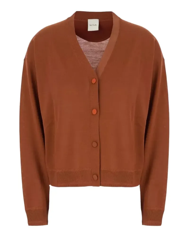 Paul Smith Cardigan mit V-Ausschnitt - Braun Braun
